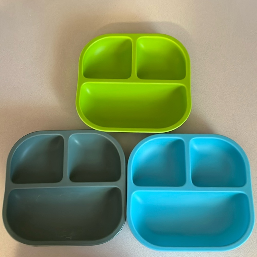 Babelio Suction Cup Plates-set of three